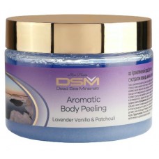 Sare cu ulei pentru peeling cu lavanda, vanilie si patchouli